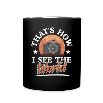 Camera Cinematography Cinematography Cameraman - Full Colour Mug - black - Front