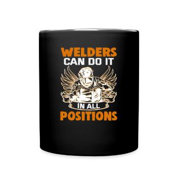 Conception de slogan de soudeur pour les métallurgistes - Mug uni - noir - Devant