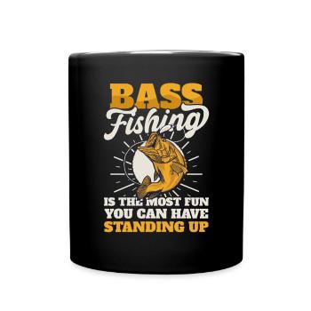 Fishing Fishing Fishing Fishing Rod Angler - Full Colour Mug - black - Front