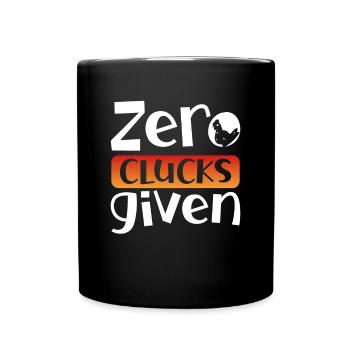 Zéro gargouillis donné - Mug uni - noir - Devant