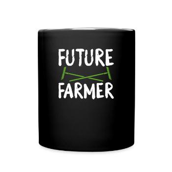 Futur agriculteur - Mug uni - noir - Devant