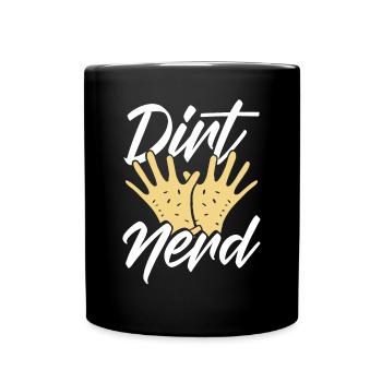 Sales travailleurs nerds - Mug uni - noir - Devant