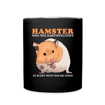 Hamster Dwarf Hamster Golden Hamster Gift - Full Colour Mug - black - Front