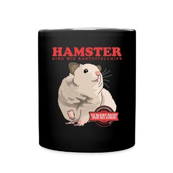 Hamster Golden Hamster | Dwarf Hamster Gift - Full Colour Mug - black - Front