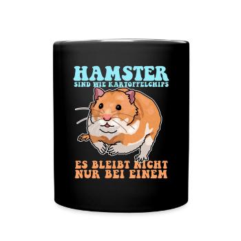 Hamster Golden Hamster Dwarf Hamster Gift - Full Colour Mug - black - Front