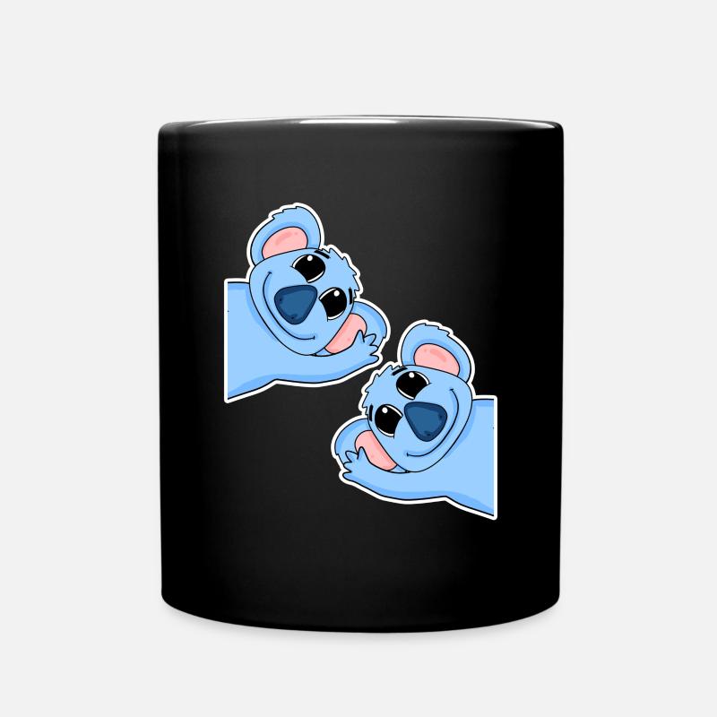 Koala Koalas - Tasse einfarbig - Schwarz