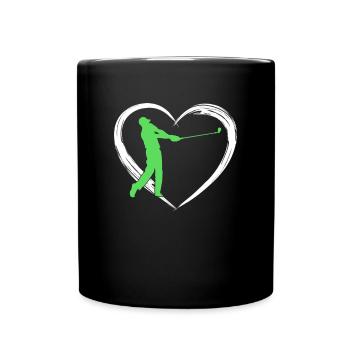 Golf love - Full Colour Mug - black - Front