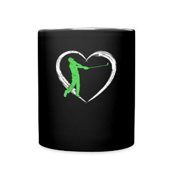 Golf love - Full Colour Mug - black - Front