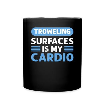 Spatula of surfaces is my heartbeat. - Full Colour Mug - black - Front