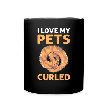 I love My pets lured. Royal - Full Colour Mug - black - Front