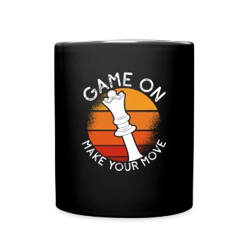 Game On Make Your Turn - Full Colour Mug - black - Front