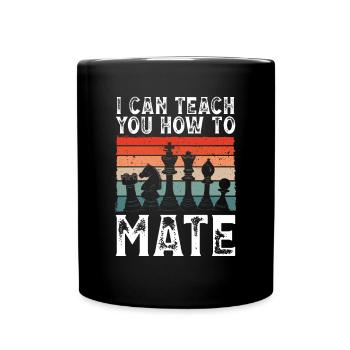 I can teach you to win - Full Colour Mug - black - Front