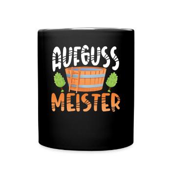 Master of sauna infusions - Full Colour Mug - black - Front