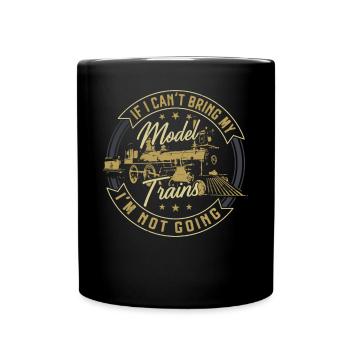 Conducteur de train à vapeur Trainspotting - Mug uni - noir - Devant