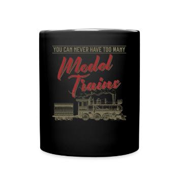 Steam Train Driver Trainspotting - Tasse einfarbig - Schwarz - Vorne