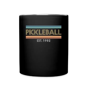 Pickleball Est.1982 Chemise cadeau 40e anniversaire - Mug uni - noir - Devant