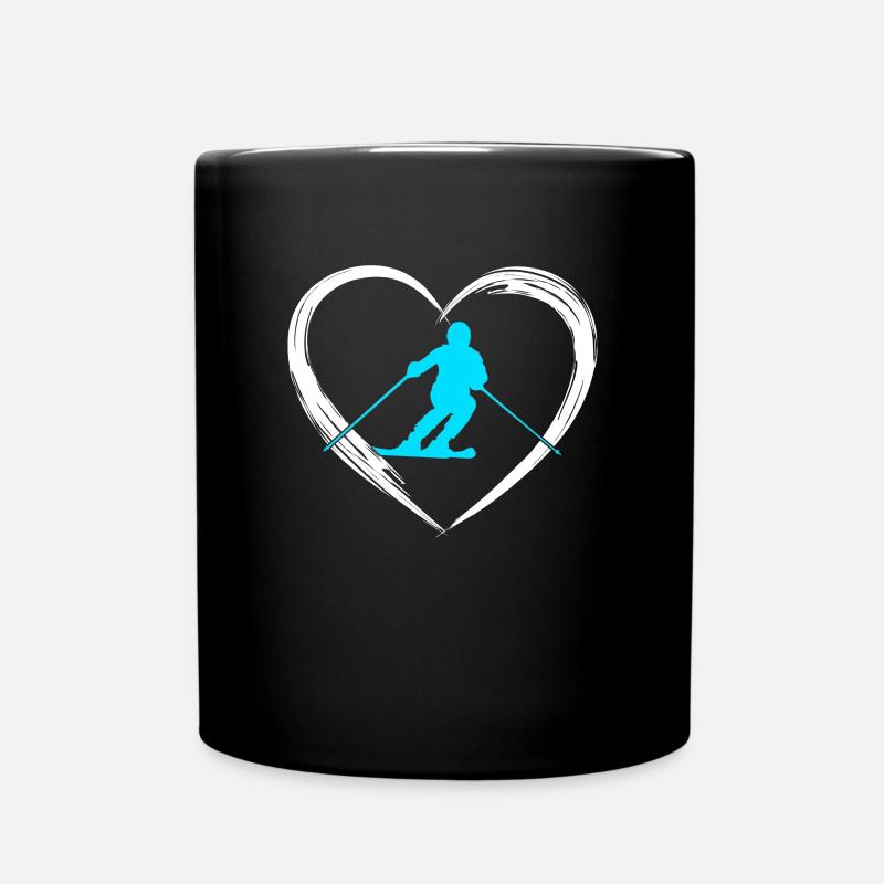 Amour du ski - Mug uni - noir