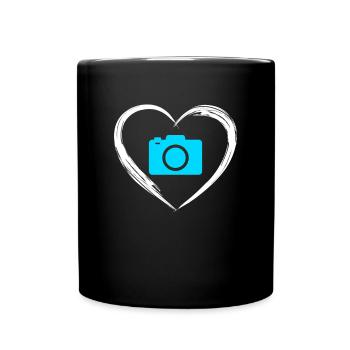 L’amour de la photographie - Mug uni - noir - Devant