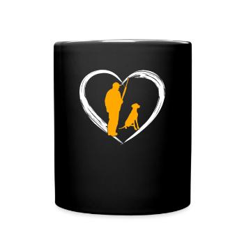Jagd Liebhaber - Tasse einfarbig - Schwarz - Vorne