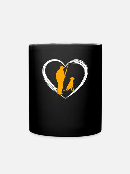 Jagd Liebhaber - Tasse einfarbig - Schwarz