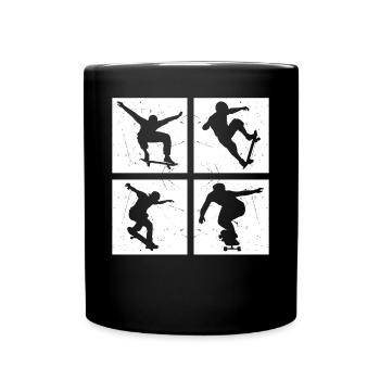 Skateboard Skater Garçons Skateboarders Enfants Skateboa - Mug uni - noir - Devant