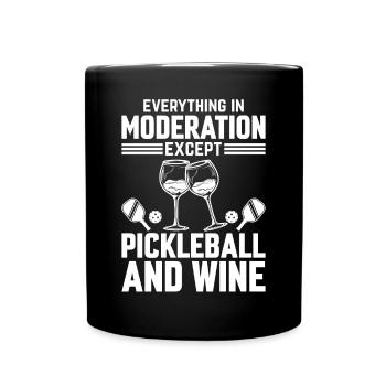 Pickleball Player - Pickleball Tennis Paddleball P - Mug uni - noir - Devant