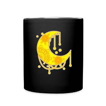 Croissant - Mug uni - noir - Devant