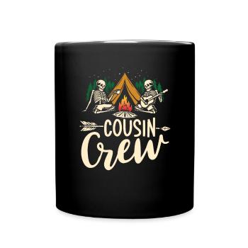 Cousin crew - Tasse einfarbig - Schwarz - Vorne