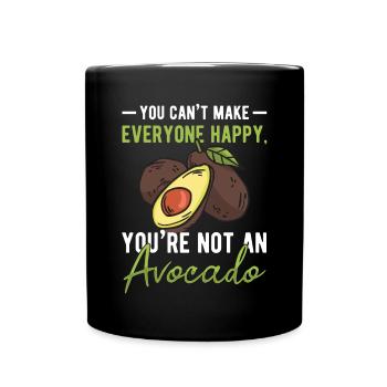 Diet Cinco De Mayo Guacamole Vegetarians - Full Colour Mug - black - Front