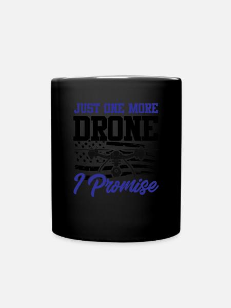 Pilot Quadcopter RC Flugzeug Fliegen Experte - Tasse einfarbig - Schwarz