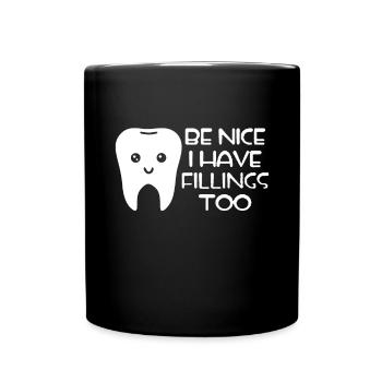 Dental Laboratory Technician Dental Technician - Full Colour Mug - black - Front
