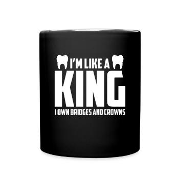 Technicien de laboratoire dentaire Technicien dentaire - Mug uni - noir - Devant