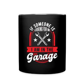 Garage Car Craftsman - Full Colour Mug - black - Front