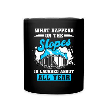Snowboard Ski Snowboarder - Mug uni - noir - Devant