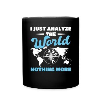 Cartographie Carte Cartographe - Mug uni - noir - Devant