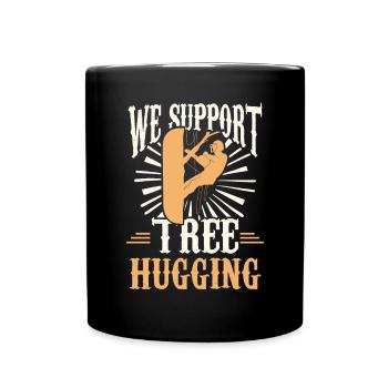 Bûcheron forestier arboriculteur - Mug uni - noir - Devant