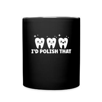 Dental Laboratory Technician Dental Technician - Full Colour Mug - black - Front