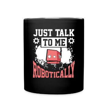 Robotics Robot Engineer - Full Colour Mug - black - Front