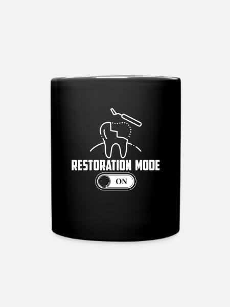 Dentallabor Techniker Zahntechniker - Tasse einfarbig - Schwarz