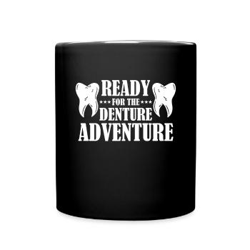 Dental Laboratory Technician Dental Technician - Full Colour Mug - black - Front