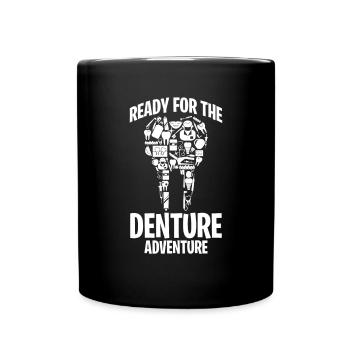 Dental Laboratory Technician Dental Technician - Full Colour Mug - black - Front