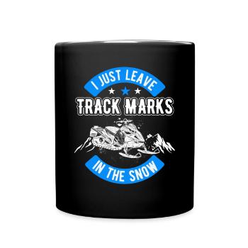 Motoneige Motoneige Motoneige Amateurs de neige - Mug uni - noir - Devant
