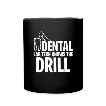 Technicien de laboratoire dentaire Technicien dentaire - Mug uni - noir - Devant