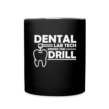 Technicien de laboratoire dentaire Technicien dentaire - Mug uni - noir - Devant