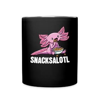Snacksalotl Axolotl Salamandre Snaxolotl - Mug uni - noir - Devant