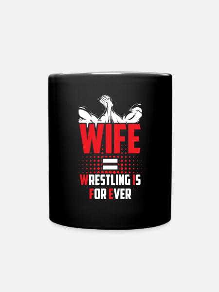 Ringen Grappling Wrestler - Tasse einfarbig - Schwarz