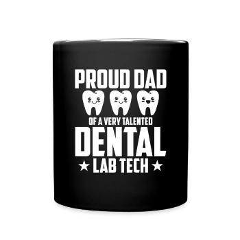 Technicien de laboratoire dentaire Technicien dentaire - Mug uni - noir - Devant