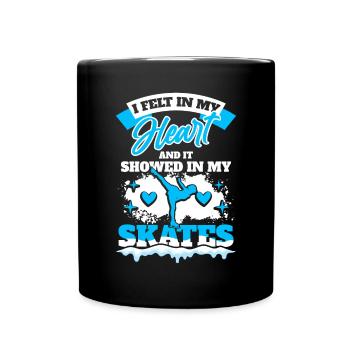 Figure Skating Figure skating - Full Colour Mug - black - Front