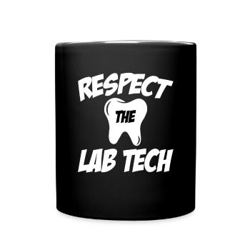 Dental Laboratory Technician Dental Technician - Full Colour Mug - black - Front