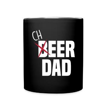 Lustiges Cheerleader Cheerleading Geschenk - Tasse einfarbig - Schwarz - Vorne